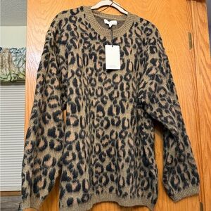 Leopard Print Sweater